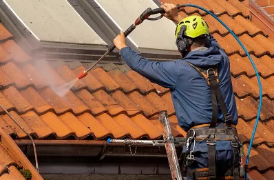 Démoussage et hydrofuge de toiture à Captieux